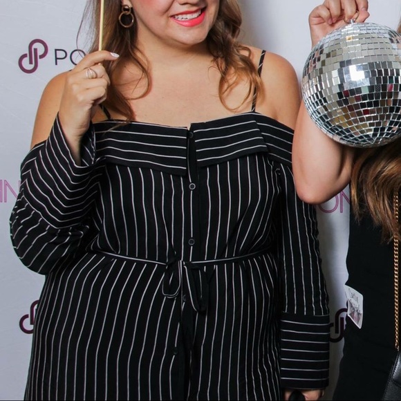 Topshop Dresses & Skirts - Topshop Pinstripe Midi Shirtdress